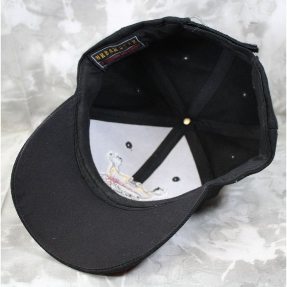 Urban Gear Embroidered Black Pirate Bad To The Bone Hat Strap Back Cap - Picture 3 of 7